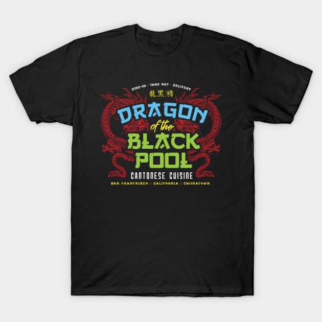 Dragon of the Black Pool T-Shirt by MindsparkCreative